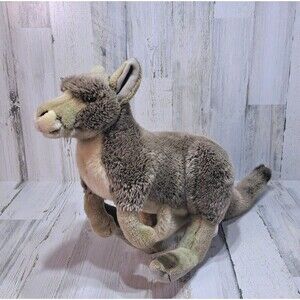 Kangaroo Plush FAO 16" Tall Stuffed Animal Toys R Us Outback Safari No Baby Joey